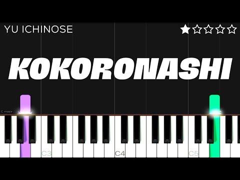 Yu Ichinose - 心做し (Kokoronashi) | EASY Piano Tutorial