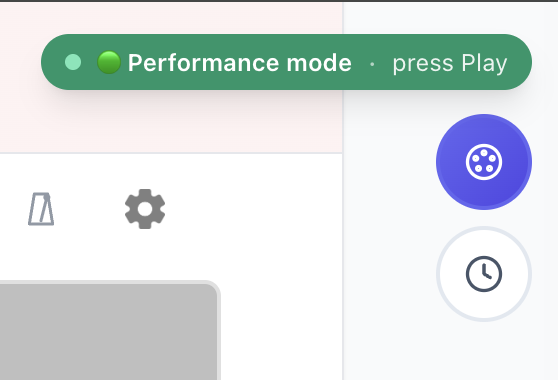 Performance mode