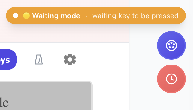 Waiting mode